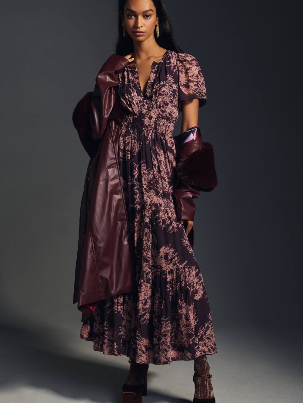 Anthropologie The Somerset Maxi Dress: Chiffon Edition